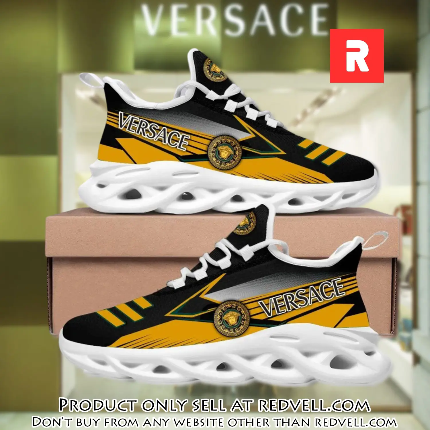 Versace medusa max soul shoes luxury brand gifts for men women rv4512238